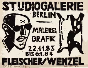 Galleri konstutställning i Berlin